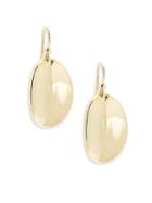 Roberto Coin Basic Gold 18k Yellow Gold Oval Drop Earrings