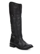 Frye Shirley Rivet Leather Riding Boots