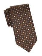 Isaia Dotted Wool Tie