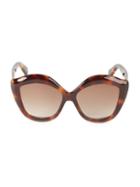Gucci 53mm Oversized Square Cat Eye Sunglasses
