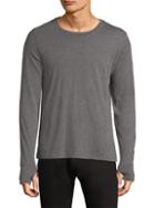 Burberry Marchston Burnout Long-sleeve Tee