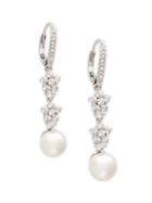 Adriana Orsini Crystal & Faux Pearl Drop Earrings