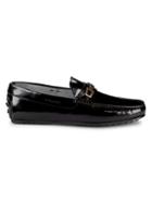 Tod's Marco Clamp Patent Leather Driving Loafers