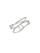 Effy Diamond 14k White Gold Interlocking Ring
