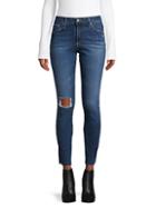 Ag Jeans High-rise Distressed Skinny Ankle Jeans