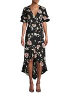 Lost + Wander Floral High-low Maxi Dress
