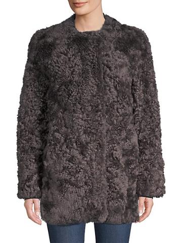Glamourpuss Lamb Fur Coat