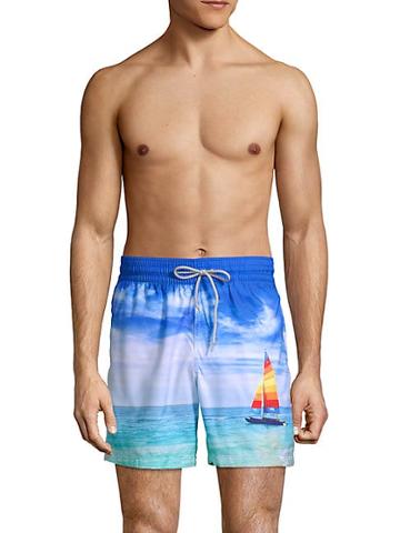 Blueport Velero Sailboat Printed Swim Shorts