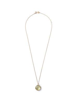Ippolita Lollipop Lemon Citrine And 18k Gold Pendant Necklace