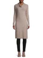 Solutions Cowlneck Ribbed Tunic Sweater
