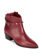 Valentino Scarlet Leather Bootie