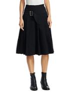 Comme Des Garcons Belted Pleated Skirt