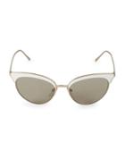 Prada 54mm Retro Cat Eye Sunglasses