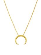 Sterling Forever Horn Pendant Necklace