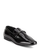 Versace Collection Leather Almond Toe Loafers