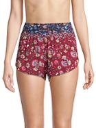 Saks Fifth Avenue Off 5th Printed Smocked Waist Shorts