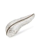 Michael Aram Black Diamond And Sterling Silver Feather Ring