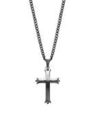 Saks Fifth Avenue Cross Moline Pendant Necklace