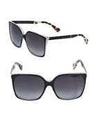Fendi Rectangular Sunglasses- 50mm