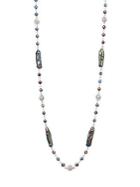 Stephen Dweck 7mm-15mm Round Baroque Freshwater Pearl And Sterling Silver Strand Necklace