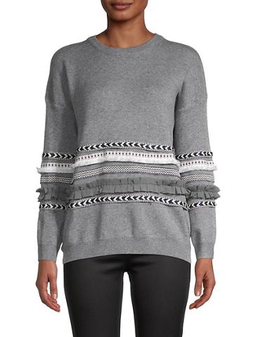Allison New York Trimmed Sweater