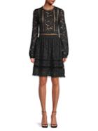 Bronx And Banco Floral Lace Dress
