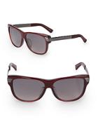 Gucci 59mm Rectangular Wayfarer Sunglasses