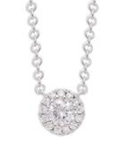 Diana M Jewels 14k White Gold & Diamond Pendant Necklace