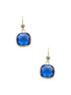 Rivka Friedman Blue Poppy Sapphire & 18k Gold Drop Earrings