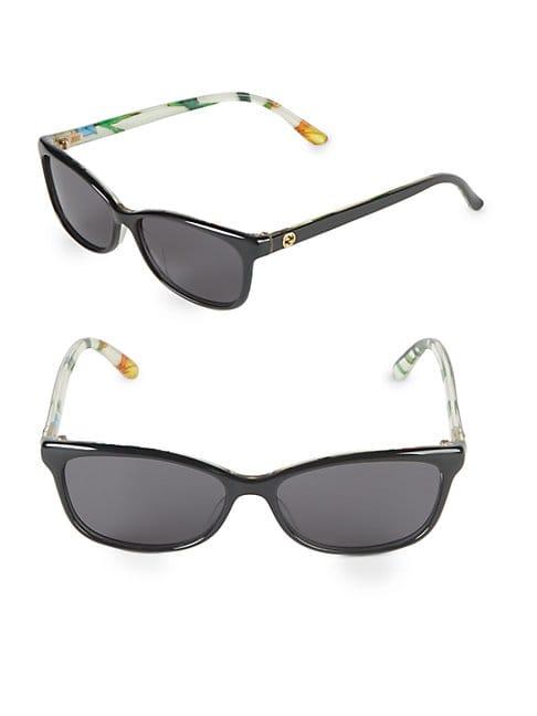 Gucci 54mm Rectangle Sunglasses