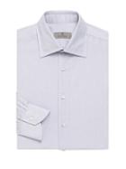 Canali Micro Print Cotton Dress Shirt