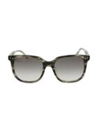 Bottega Veneta Core 55mm Square Sunglasses