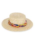 Eugenia Kim Cruz Braided Trim Straw Hat