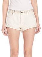 Free People Eliot Embroidered Short
