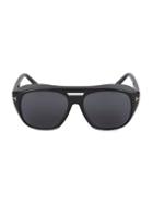 Tom Ford 59mm Injected Shield Sunglasses