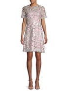 Elie Tahari Laura Floral Lace A-line Dress