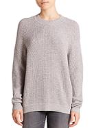 Vince Directional Rib Wool/cashmere Sweater