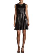 Redvalentino Studded Leather Dress