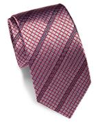 Versace Patterned Silk Boxed Tie