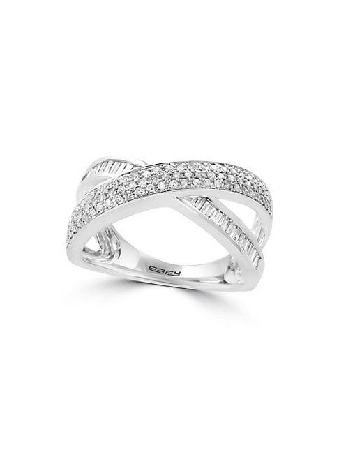 Effy Classique Diamond & 14k White Gold Ring
