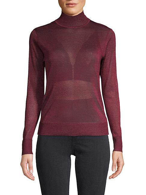 Rebecca Minkoff Textured Turtleneck Sweater