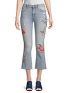 Driftwood Roxy Rosey Embroidered Flared Jeans