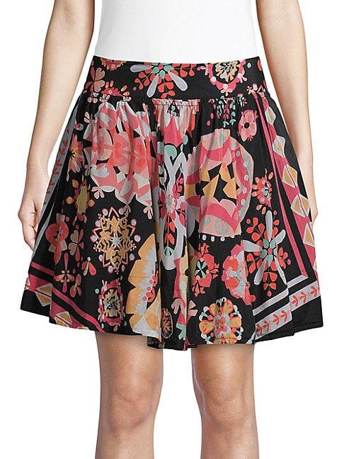 See By Chlo Silk-blend A-line Skirt