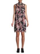Vince Camuto Floral Sleeveless Shift Dress