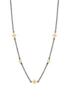 Freida Rothman Sterling Silver & Crystal Small Clover Station Short Necklace