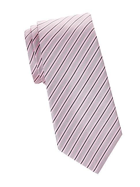 Armani Collezioni Finely Striped Silk Tie