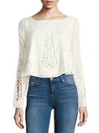 The Jetset Diaries Gypsy Lace Cropped Blouse