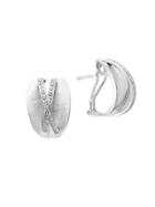 Effy Final Call Diamond & Sterling Silver Earrings