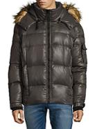 S 13/nyc Quilted Faux Fur Puffer Jacket