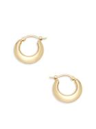 Saks Fifth Avenue Small Yellow Gold Hoops/ 0.6